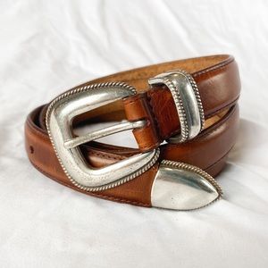 VINTAGE UNWORN Western Style Leather Belt